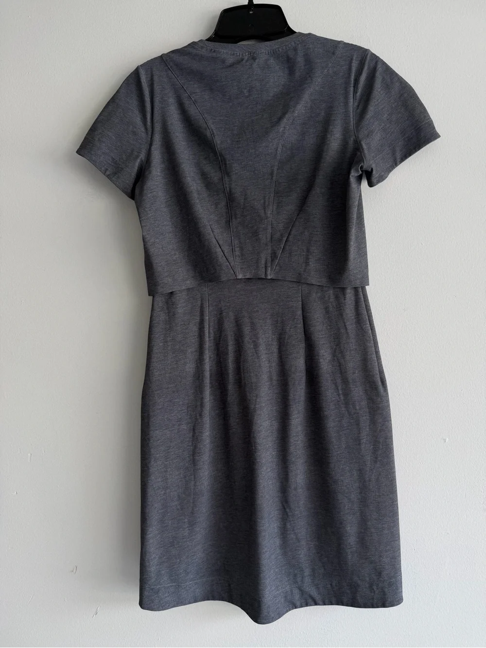 Lululemon & go Endeavor Gray Deep Coal Women's Mini Dress Size 4 - 8658